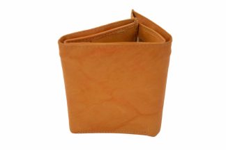 trifold wallet, tan wallet, leather wallet