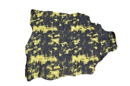 Yellow Tie-Dye Lambskin