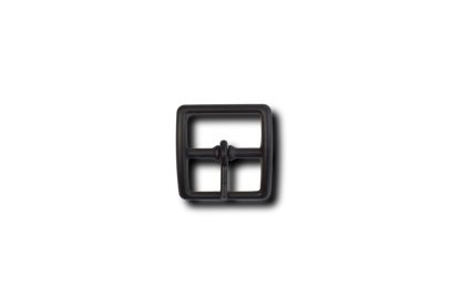 Short square buckle Black finish