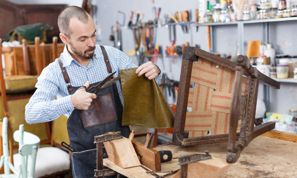 Tips for Reupholstering Furniture With Leather