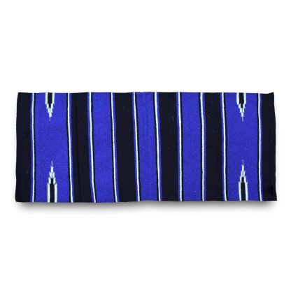 Navajo Saddle Blanket - Blue:Black