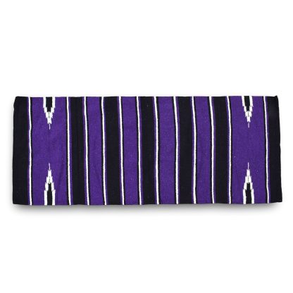 Navajo Saddle Blanket - Purple:Black