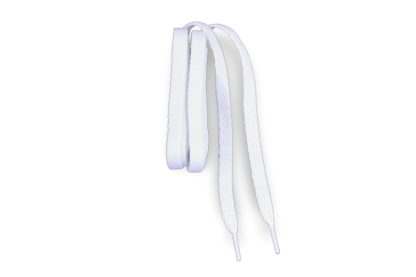 Flat Nylon Laces - White 881